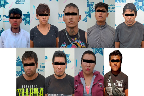 Capturan a banda “Los Divinos” dedicada al robo de vehículos en Puebla