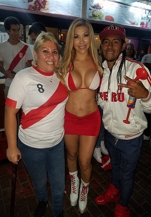 FOTOS: Modelo se desnudará tras calificación de Perú al Mundial
