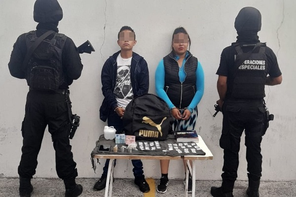 Narcomenudistas fueron detenidos en la Central de Abasto