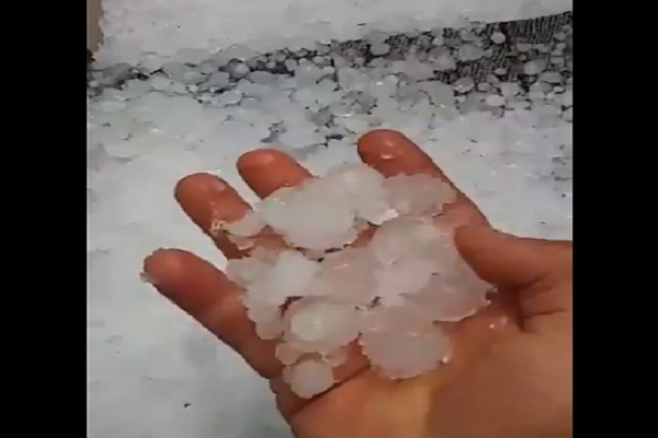 FOTOS: Tromba con granizo y viento azotó a Tehuacán