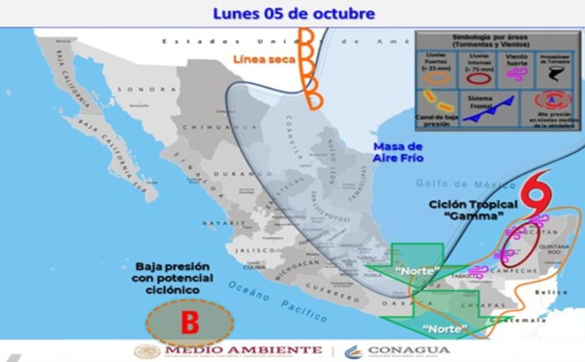 Puebla ya reporta zonas con 5 grados bajo cero
