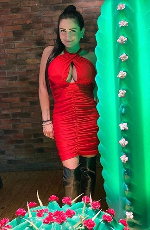 Celia Lora nuevamente encendió Instagram con sexy post