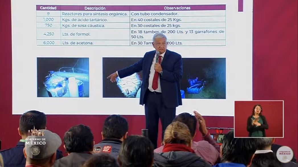 Sedena desmantela narcolaboratorio en Tehuitzingo