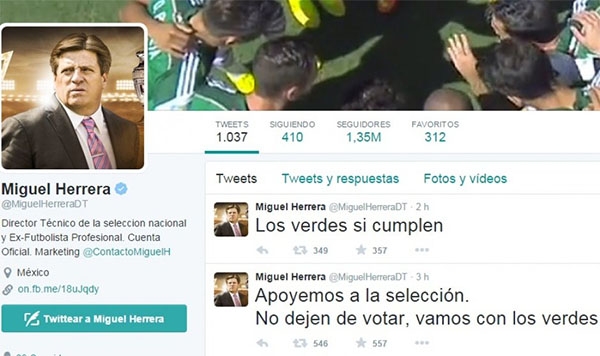 Exoneran a “El Piojo” y artistas por tuits en favor del PVEM