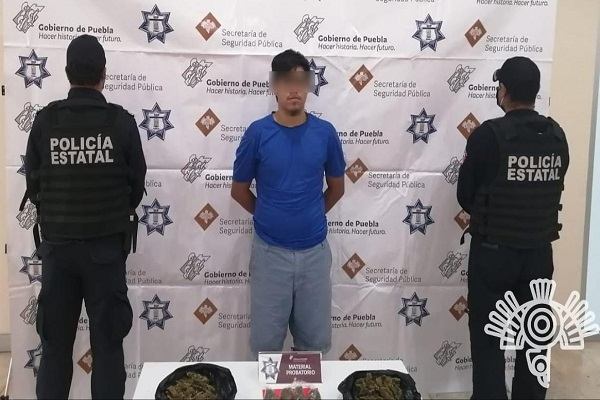 Vendedor de drogas por Facebok fue asegurado en Izúcar de Matamoros