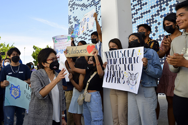 Rectora Lilia Cedillo reitera su compromiso con los estudiantes de la BUAP