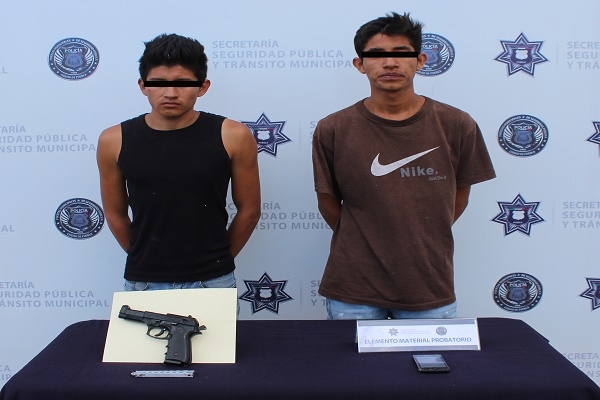 Asaltantes de transeúntes fueron detenidos en Amalucan