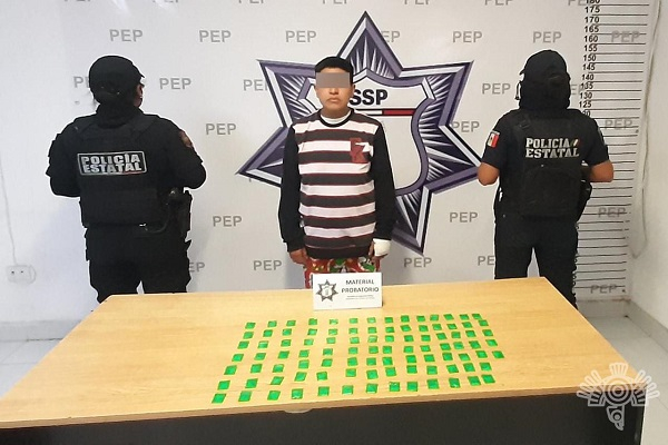 Vendedora de drogas por redes sociales es capturada en Puebla