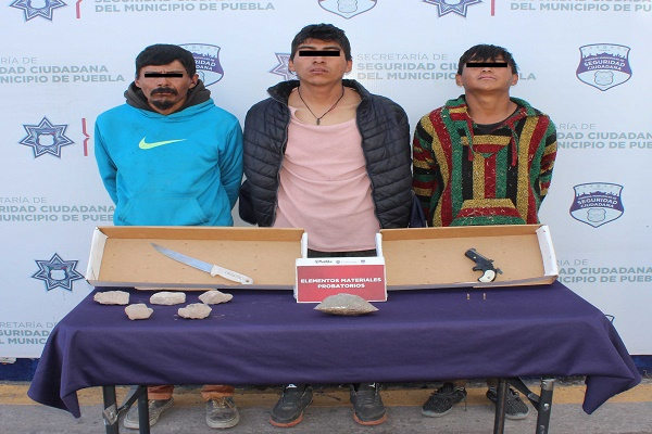 SSC Puebla desarticula a “Los Ramoncitos”, banda de asaltantes de transeúntes