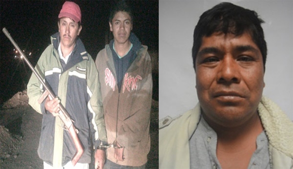 Policías aseguran a 3 personas en posesión de armas de fuego