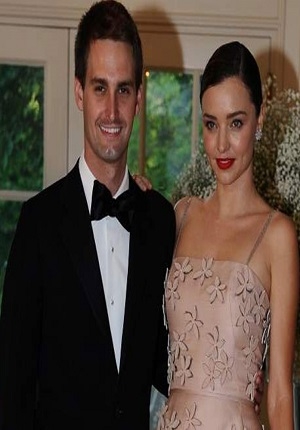 Miranda Kerr tendrá un hijo con Evan Spiegel, fundador de Snapchat