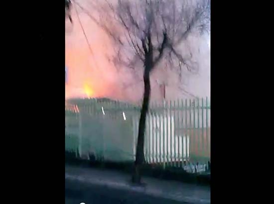VIDEO: Momento justo de la explosión, a 10 metros del hospital de Cuajimalpa
