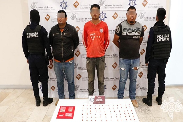 Trío de ladrones y huachicoleros son asegurados en Tlapanalá