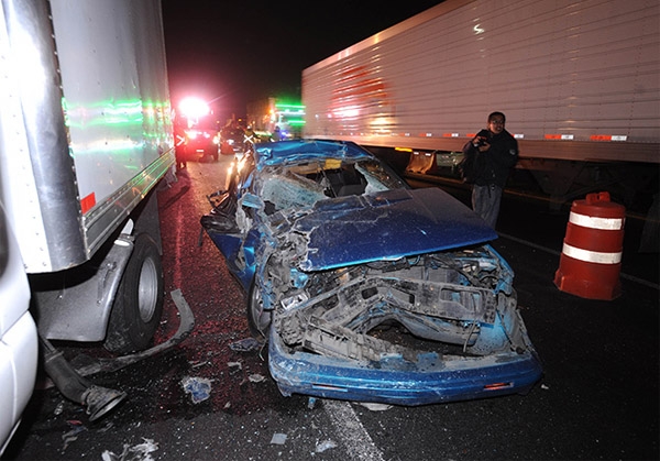 Carambola deja un muerto en la autopista México-Puebla