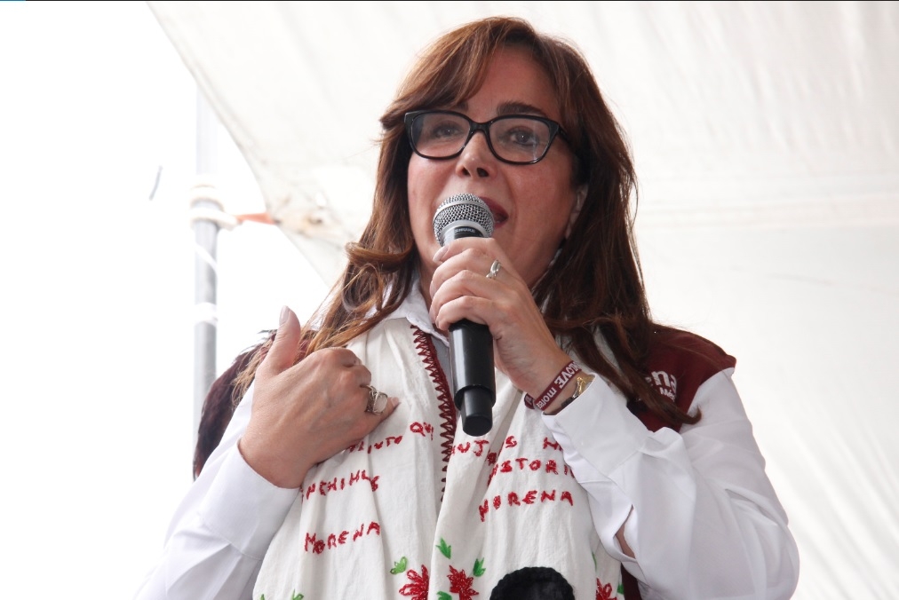 Morena en Puebla no tiene dirigente: Yeidckol Polevnsky