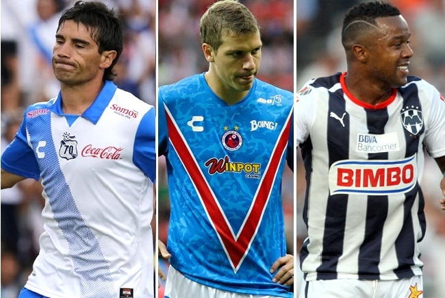 Matías Alustiza, Julio Furch y Dorlan Pabón, por el título de goleo del futbol mexicano