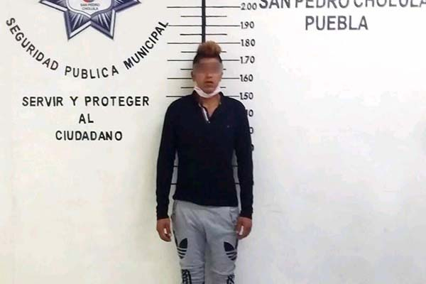 San Pedro Cholula logra la aprehensión de un asaltante de tiendas de conveniencia