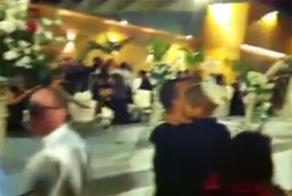 VIDEO: Cohete lanzado por Hamas interrumpe boda en Israel