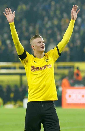 Champions League: Borussia ganó 2-1 al PSG con doblete de Erling Haaland