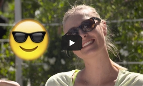 VIDEO: Sharapova, Serena Williams y compañía compiten en torneo de Emojis