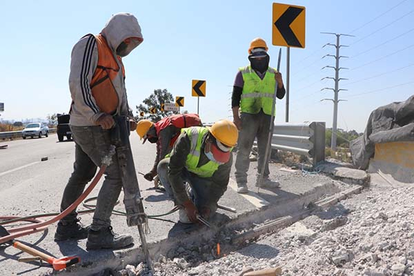 Infraestructura interviene 22 puentes en el Periférico Ecológico
