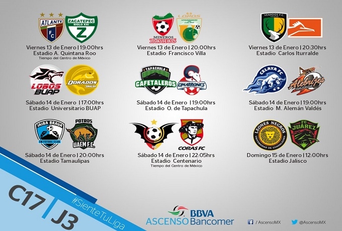 Ascenso MX: Conoce los partidos de la J3