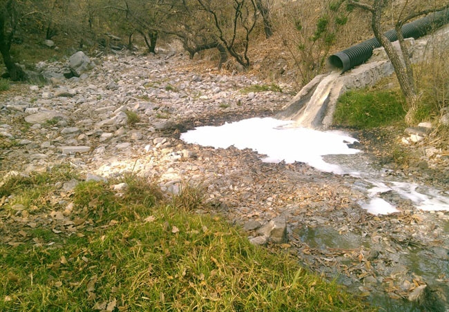 Sigue impune descarga de 10 mil heces fecales en barranca de La Calera