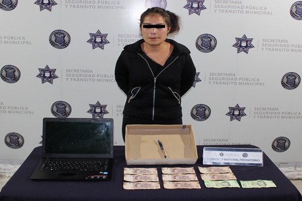 Cayó mujer que atracó laboratorio clínico en la colonia Azcárate