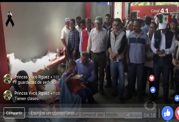Tony Gali acude a Atzala y Metepec para dar el pésame por víctimas del sismo