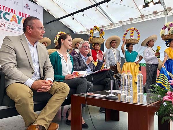 Guillermo Velázquez promueve el Huey Atlixcayotl 2019 en la CDMX