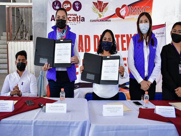 Cuautlancingo: Lupita Daniel inaugura Unidad de Atención de la Mujer
