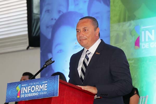 Guillermo Velázquez, alcalde de Atlixco, rindió su primer informe de gobierno