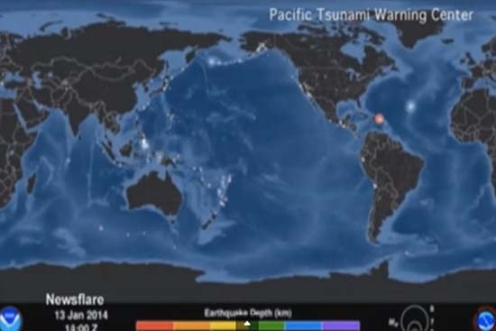 VIDEO impresionante muestra los sismos de 2014, incluido México