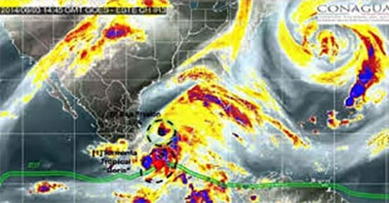 SMN pronostica lluvias muy fuertes para Puebla
