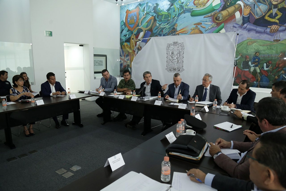 Gabinete de Seguridad y seis alcaldes revisan acciones contra el huachicol