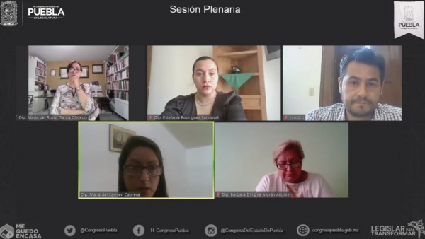 Congreso de Puebla realiza sesión sobre los derechos sexuales, reproductivos y aborto legal