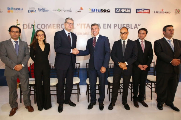 Gali encabeza Día Comercial Italia en Puebla