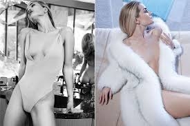 FOTOS: Rosie Huntington-Whiteley, al desnudo en Violet