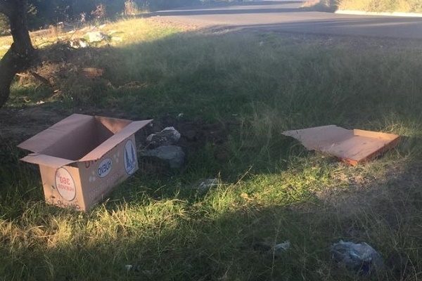 Hallan bebé abandonado dentro de caja de cartón en Chachapa