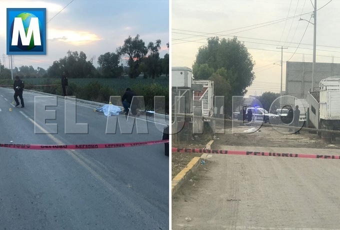 Matan a dos hombres en distintos puntos de Acatzingo