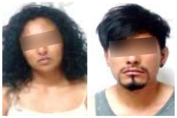 Pareja de vendedores de drogas es capturada en Amozoc