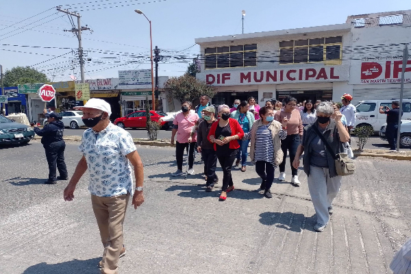 Gobierno de Texmelucan participa en primer simulacro nacional