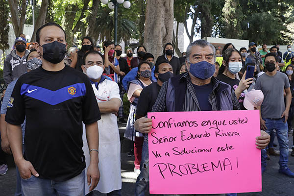 Locatarios del mercado 5 de Mayo se “colgaban” de la luz: Eduardo Rivera