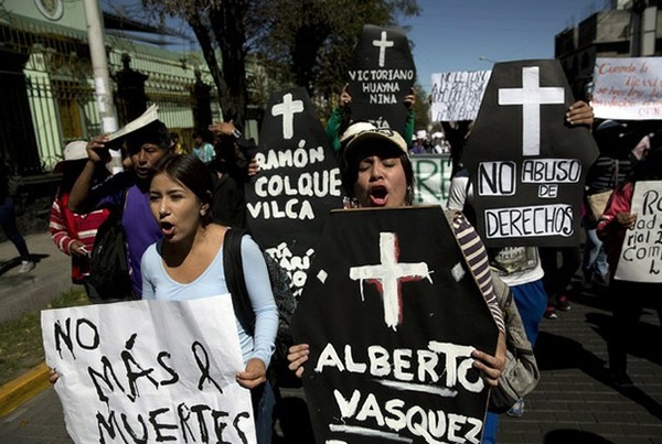 Huelga cívica de dos días contra Grupo México en Perú