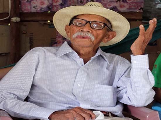 El hombre más longevo de México cumplirá 118 años