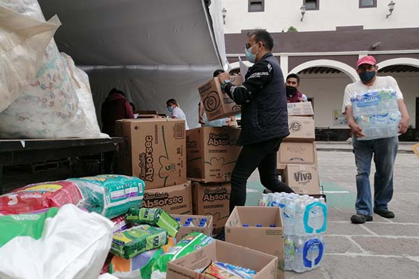 SEDIF Puebla mantiene 4 centros de acopio para damnificados por huracán “Grace”