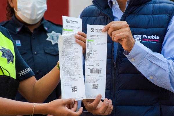 Activa Ayuntamiento de Puebla el programa “Pago de infracción en sitio”