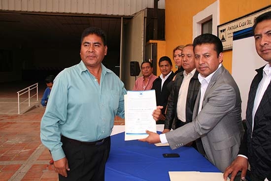 San Andrés Cholula entrega constancias a presidentes auxiliares e inspectores electos
