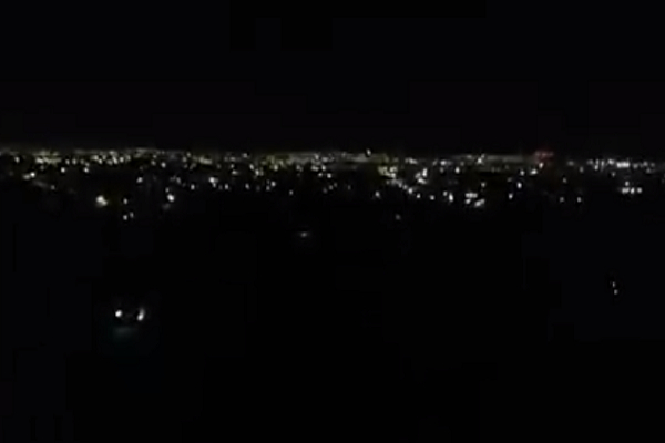 Se registra mega apagón en Puebla