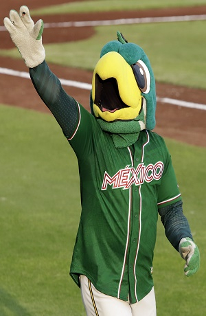Pepe Perico va por el título de la mejor mascota de la Liga Mexicana de Beisbol